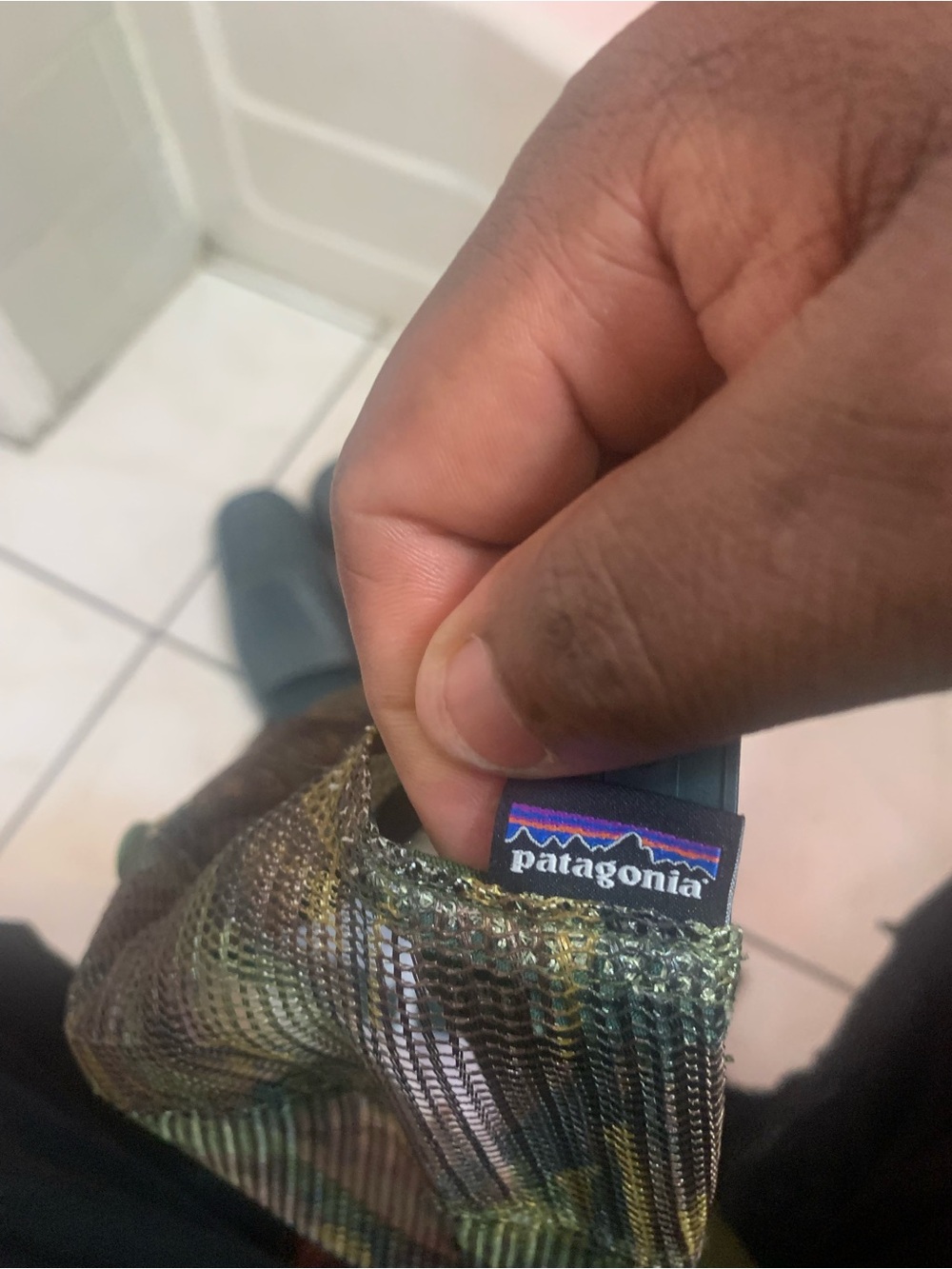 Patagonia Camo Mesh Cap – Green/Brown